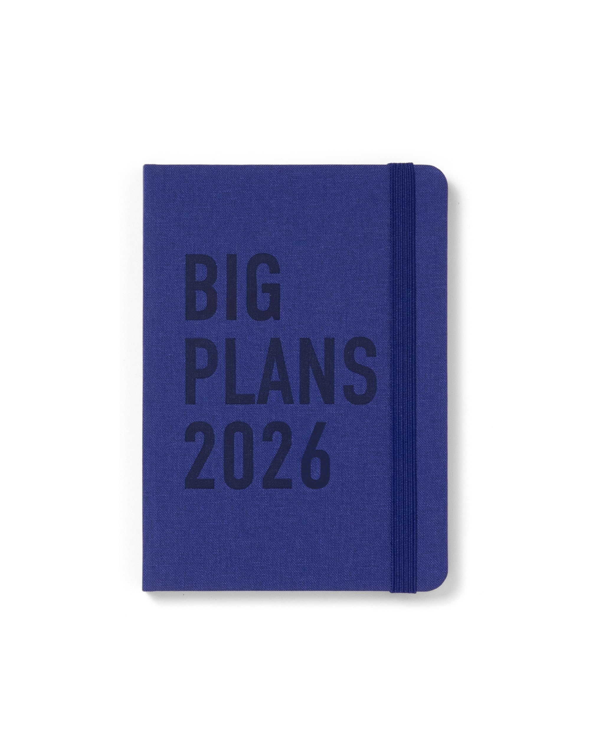 Letts Taschenkalender Big Plans A6 Woche auf 2 Seiten Multilingual Navy 2026