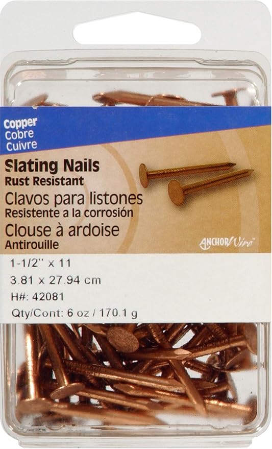 Clavo de cobre Hillman Fastener Corp 42081 para techos miniatura 2