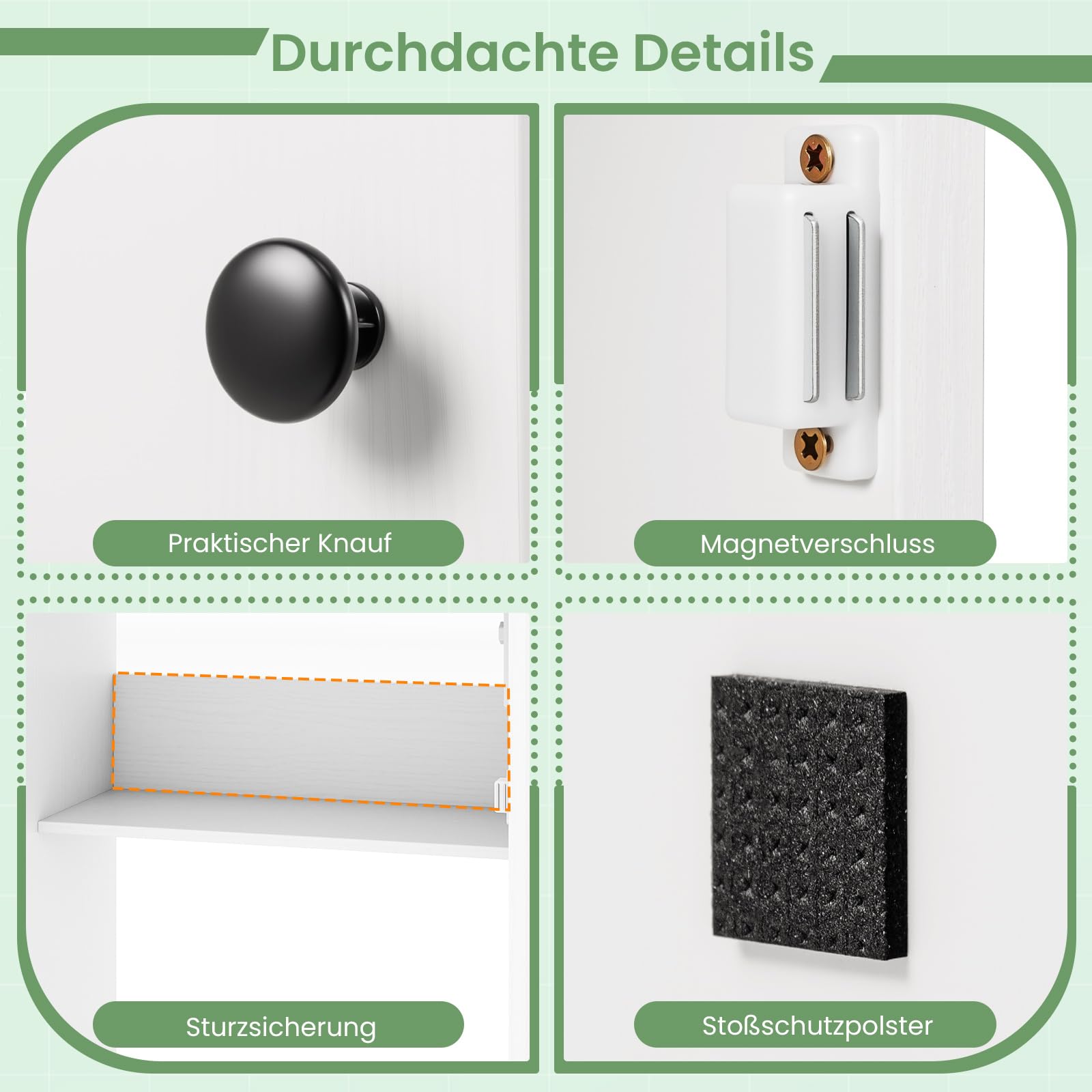 GIANTEX Nähtisch mit Ladestation, Nähmaschinentisch klappbar, Nähschrank mit Rollen, Nähmaschinenschrank Holz mit Stauraum, Nähtisch für Nähmaschine, Mehrzwecktisch 116 x 41 x 78 cm (Weiß)