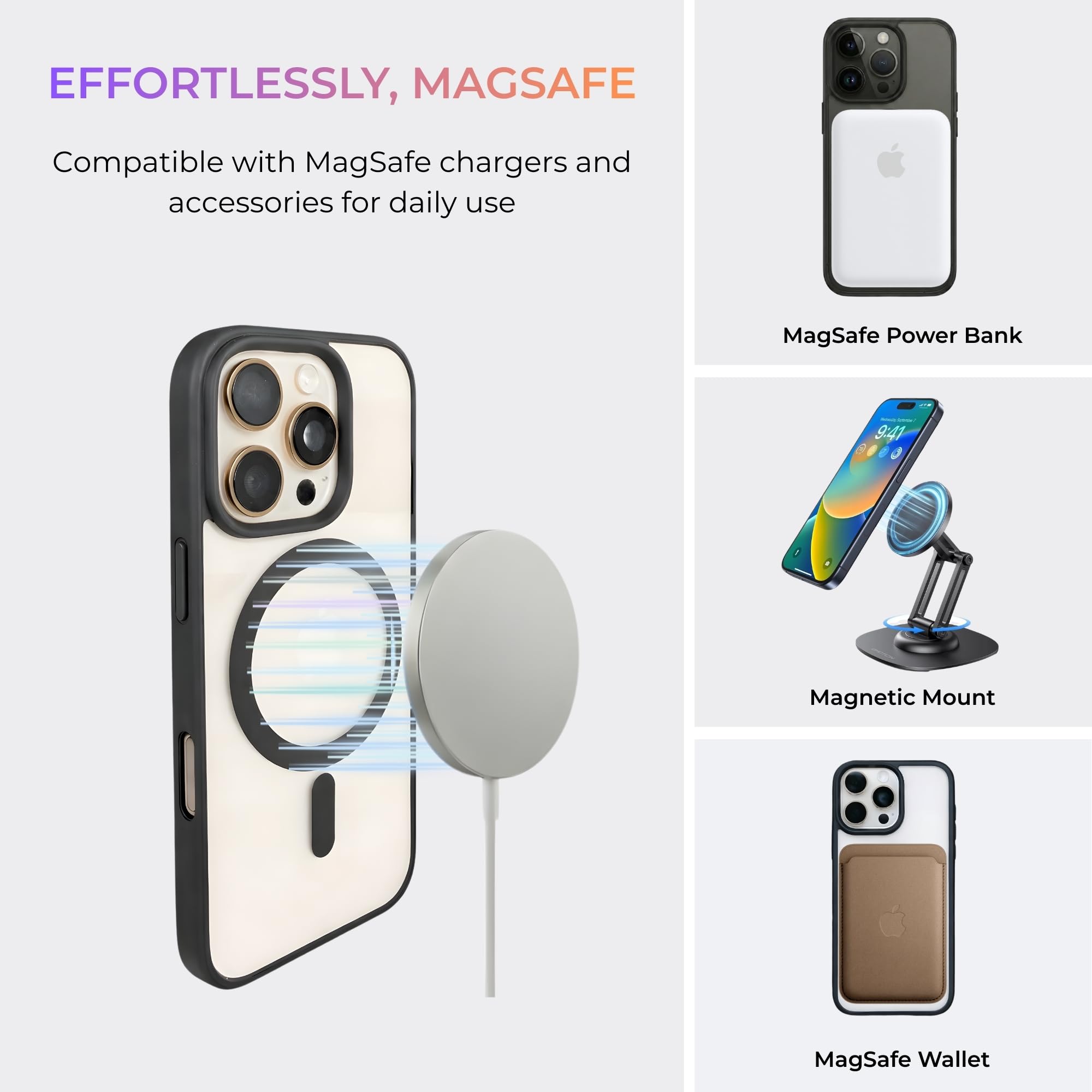 URBAN TECHCART iPhone 16 Pro Max Case Compatible with MagSafe