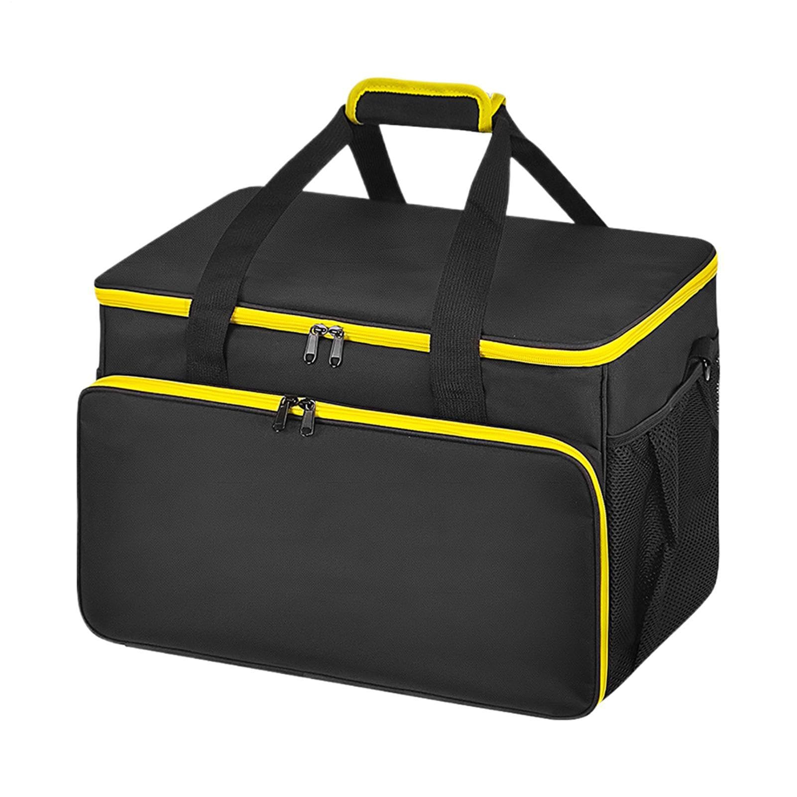 Aufbewahrungstasche für Dampfreiniger | Strapazierfähiger Transportkoffer Oxford 600D 43 × 37 × 29 cm mit mehreren Taschen | Tragbarer und Schulter-Transportbehälter für