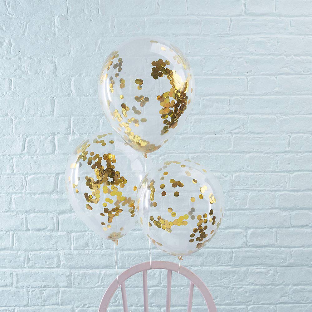 60 Globos De Látex De Confeti Rosa Y Blanco De 12.0in Para Boda, Aniversario, Cumpleaños