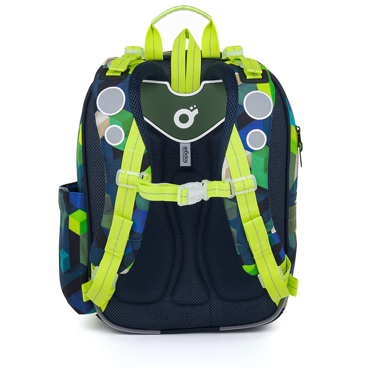 TOPGAL Schulrucksack für Jungen ab 1. Klasse, ergonomisch & leicht, wasserabweisend, mit reflektierenden Elementen, 21 L Schulranzen mit Brustgurt & Rückenpolsterung (PixelArt World)