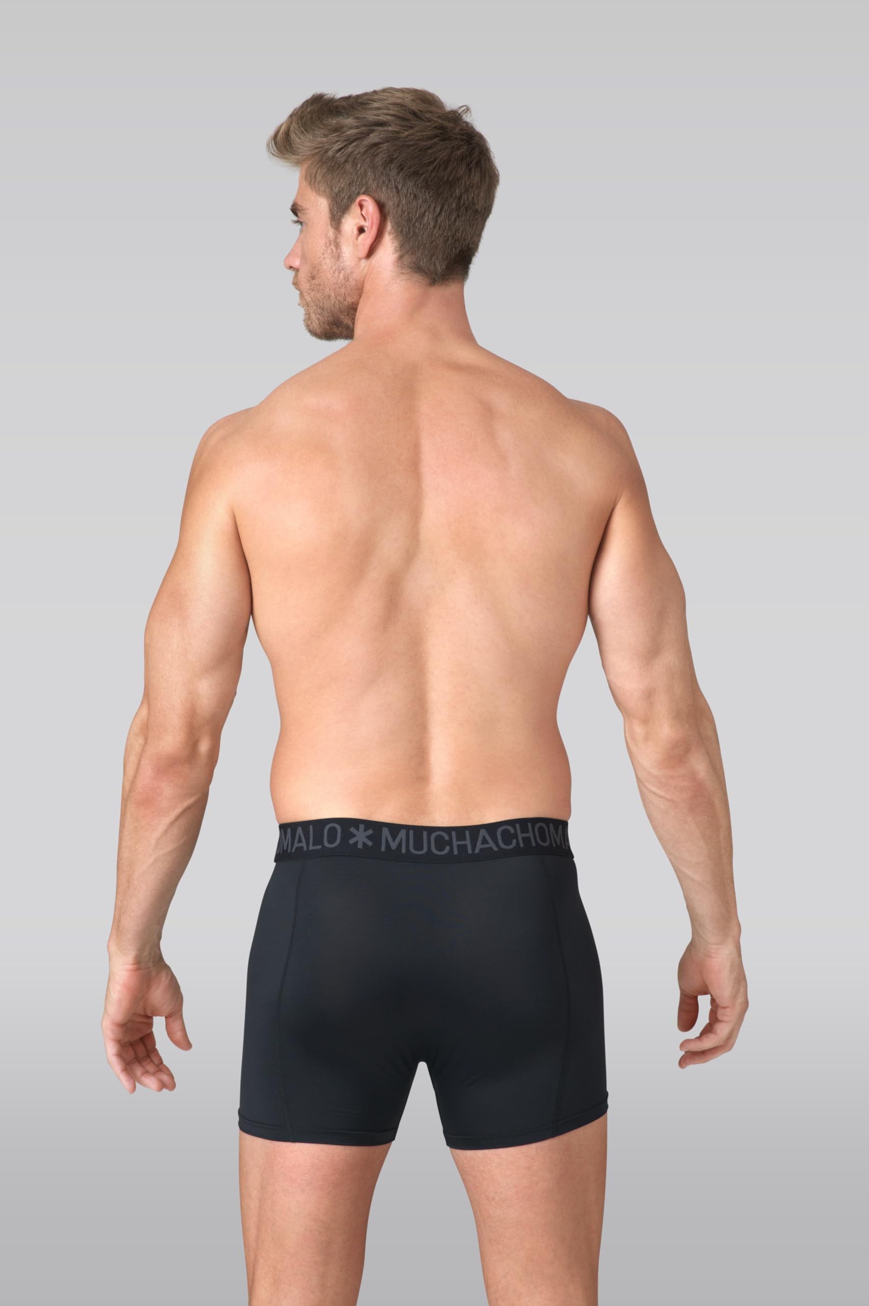 Muchachomalo Hombre Bóxer 6-Pack Liso Microfibra Cinturilla Elástica