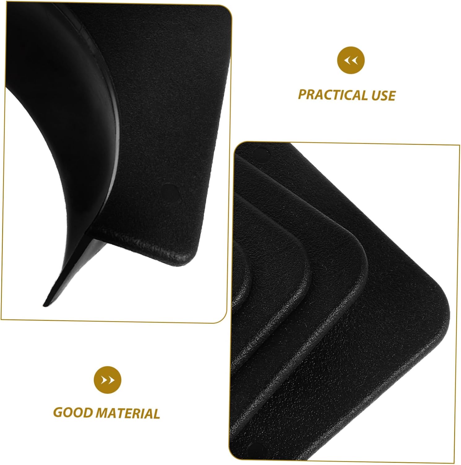 Kisangel 6pcs Pool Table Pockets Replacement Accessories for Boy Girl Billiard Side Pockets Midtail Design for Easy Storage and Retrieval