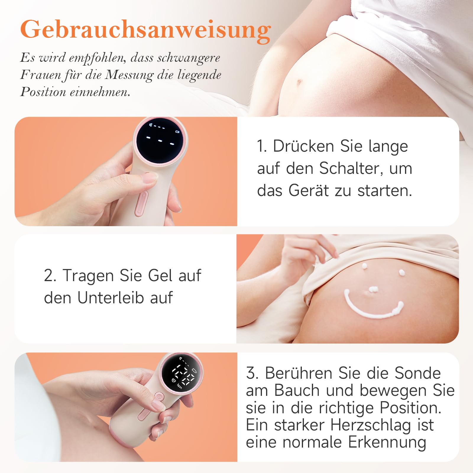 Sentimentales Geschenk für zukünftige Mama, originelles künstlerisches Andenken für und Schwangerschaft (Modell #U9) (Rosa Uni) | Original Designer-Illustration