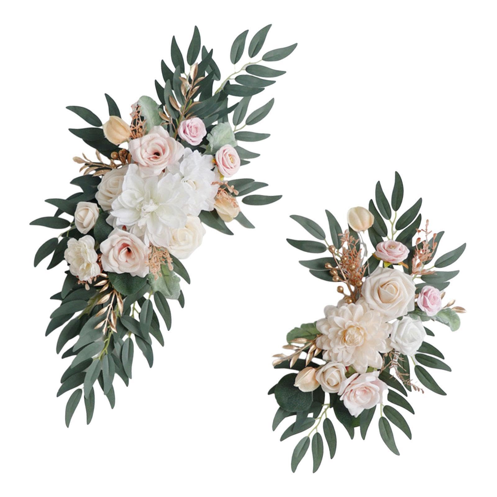 Guirlande florale pour une décoration de table de mariage bohème