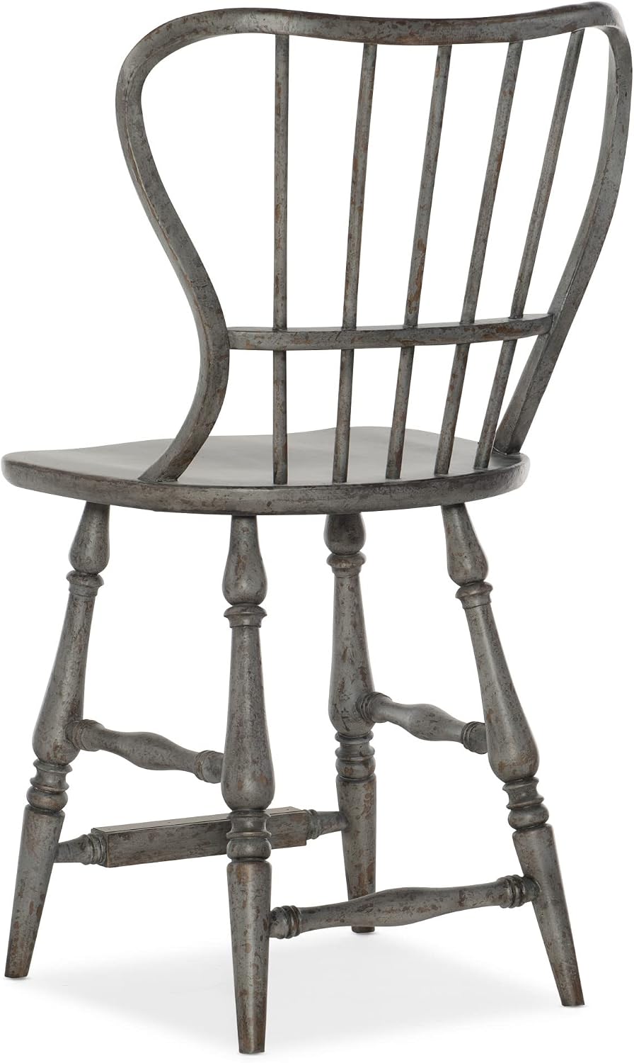 Hooker Furniture Dining Room Ciao Bella Spindle Back Counter Stool-Black