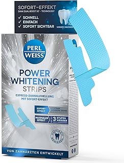 Perlweiss Power Whitening Strips, 10 Strips