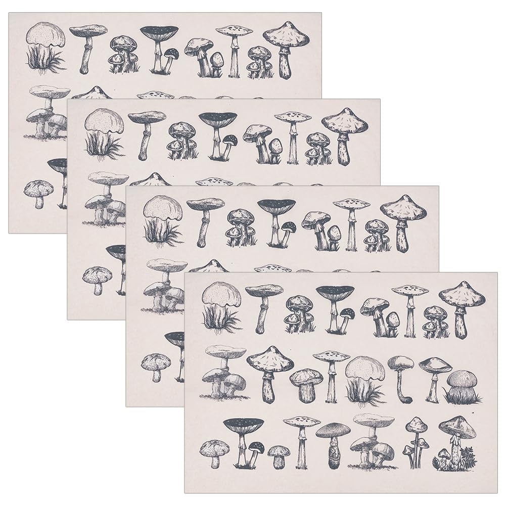 Papier de transfert en céramique champignon pour réussir facilement vos décors sur poterie