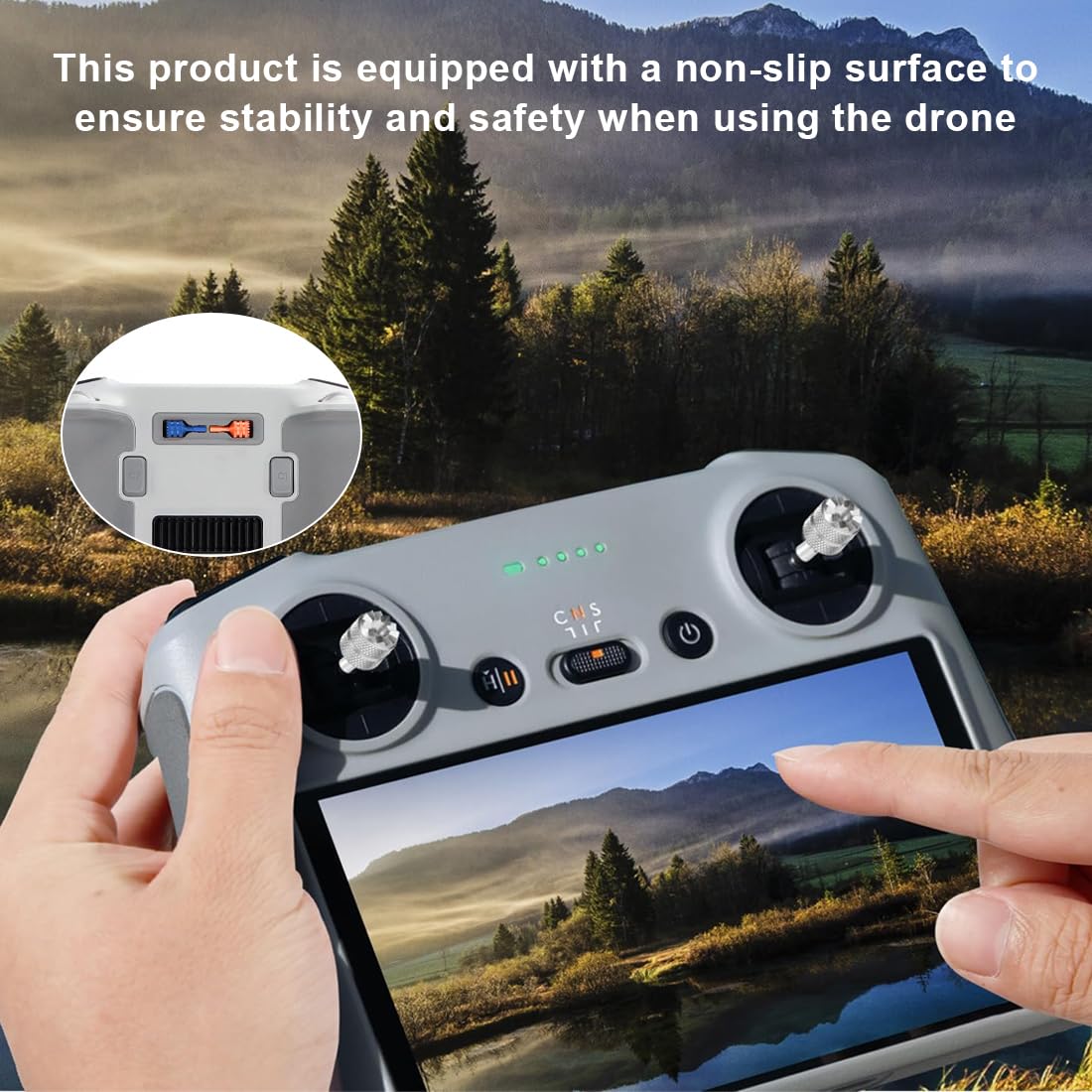 4 Caches Anti Dérapants Amovibles Pour Joysticks Télécommande DJI Mavic 2 Pro Zoom 4 Caches Anti Dérapants Amovibles Pour Joysticks Télécommande DJI Mavic 2 Pro Zoom
