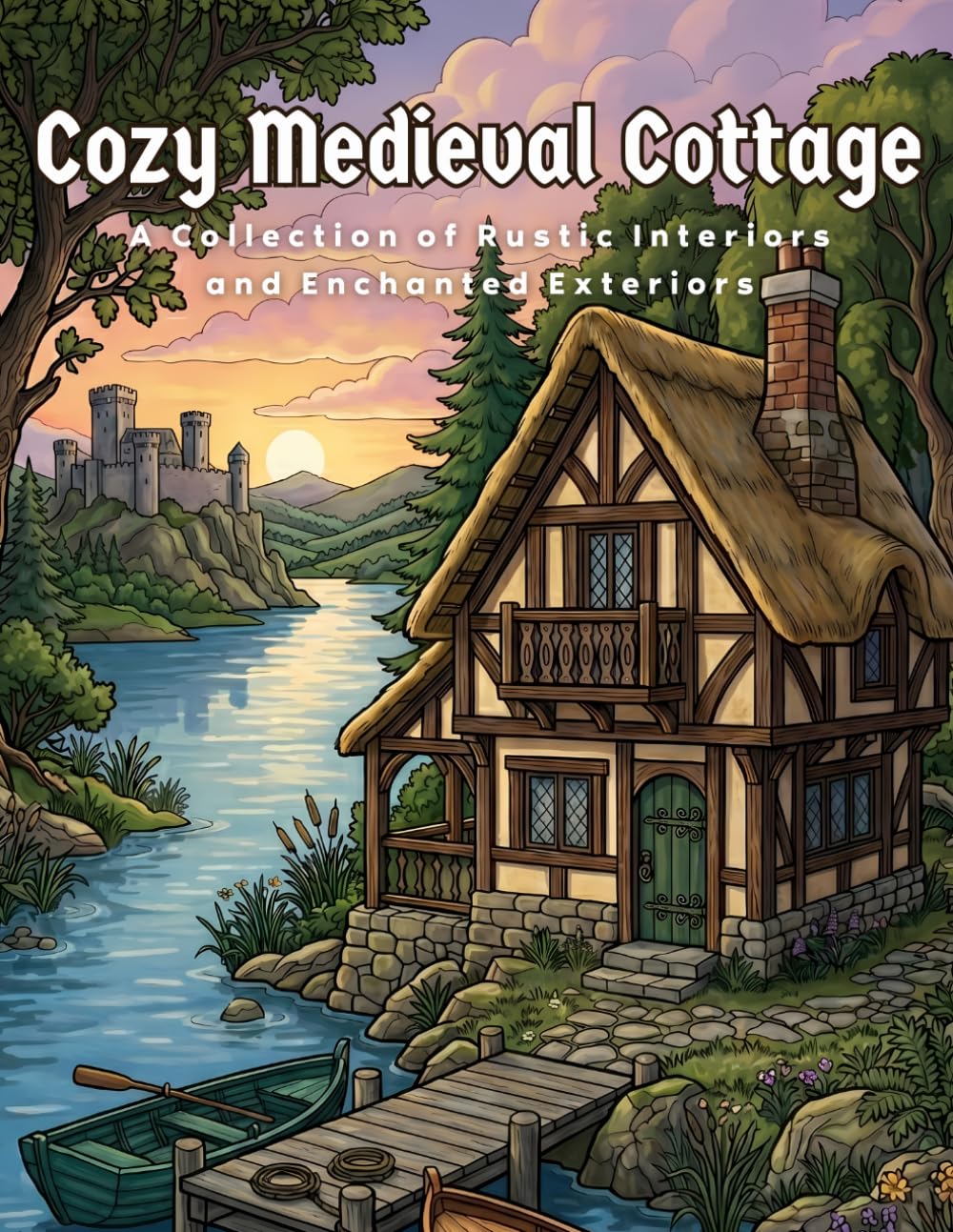 Cozy Medieval Cottage: A Collection of Rustic Interiors and Enchanted Exteriors