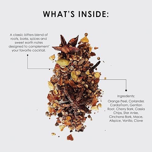 Miniatura 3 de Ethan+Ashe - Mezcla de infusión de alcohol House Bitters - Paquete infusor de alcohol - Añade sabor al licor - Transforma el vodka, bourbon o ron en