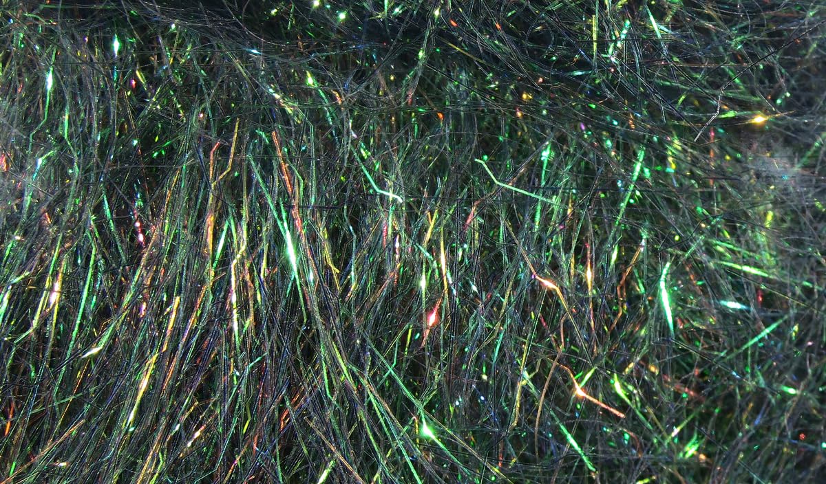 Hareline Fly Tying Ripple Ice Dubbing – Iridescent Synthetic Dubbing for Nymphs, Streamers, Steelhead & Salmon Flies