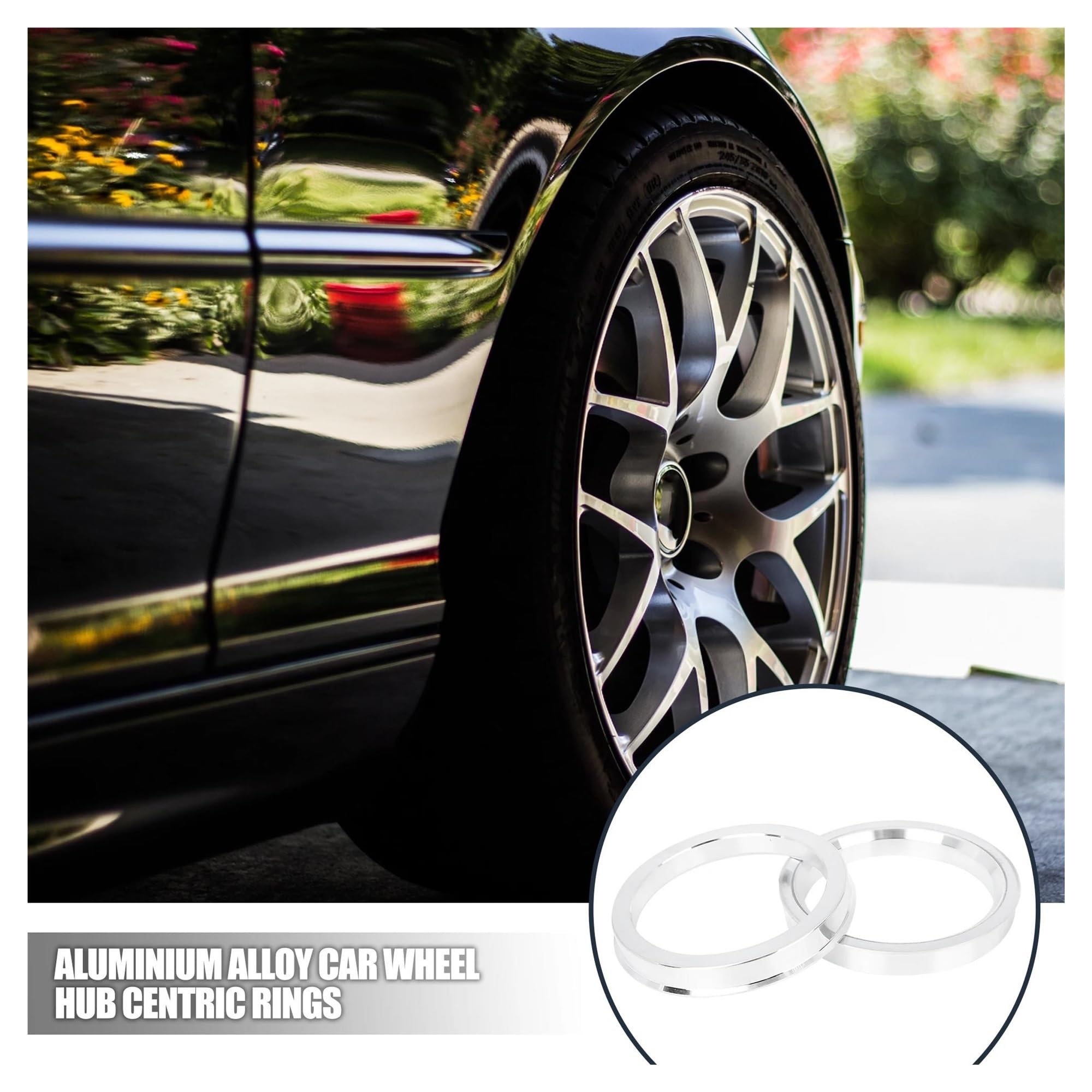 Distanziali Ruote 4 Pezzi 54.1-56.6 54.1-56.1mm Ricambi Auto Plastica Mozzo Ruota Centrico Anelli 54.1-73.1 54.1-67.1 54.1-65.1 54.1-60.1 54.1-57.1 Distanziali Set (Dimensione : 54.1-56.1mm