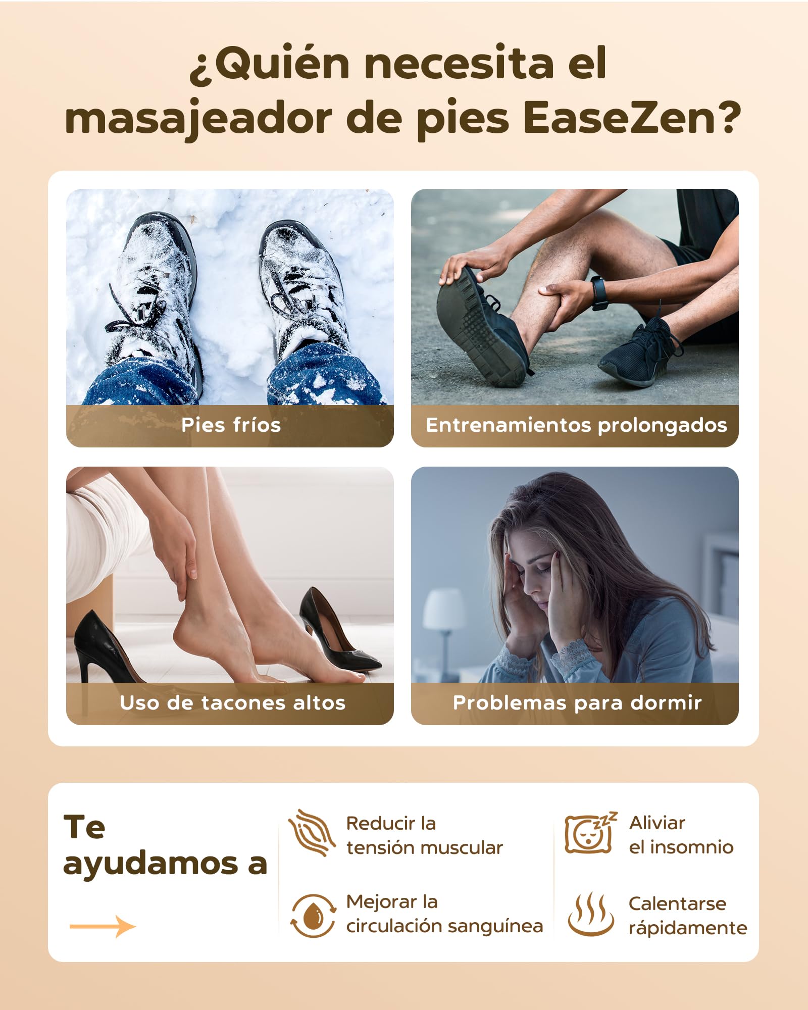 EaseZen Masajeador de Pies Shiatsu con Calor, Masajeador de Pies para Relajación con Mando a Distancia y Pantalla LCD, Regalo Perfecto para Ellos/Ellas/Madres/Padres, Adecuado hasta la Talla 48