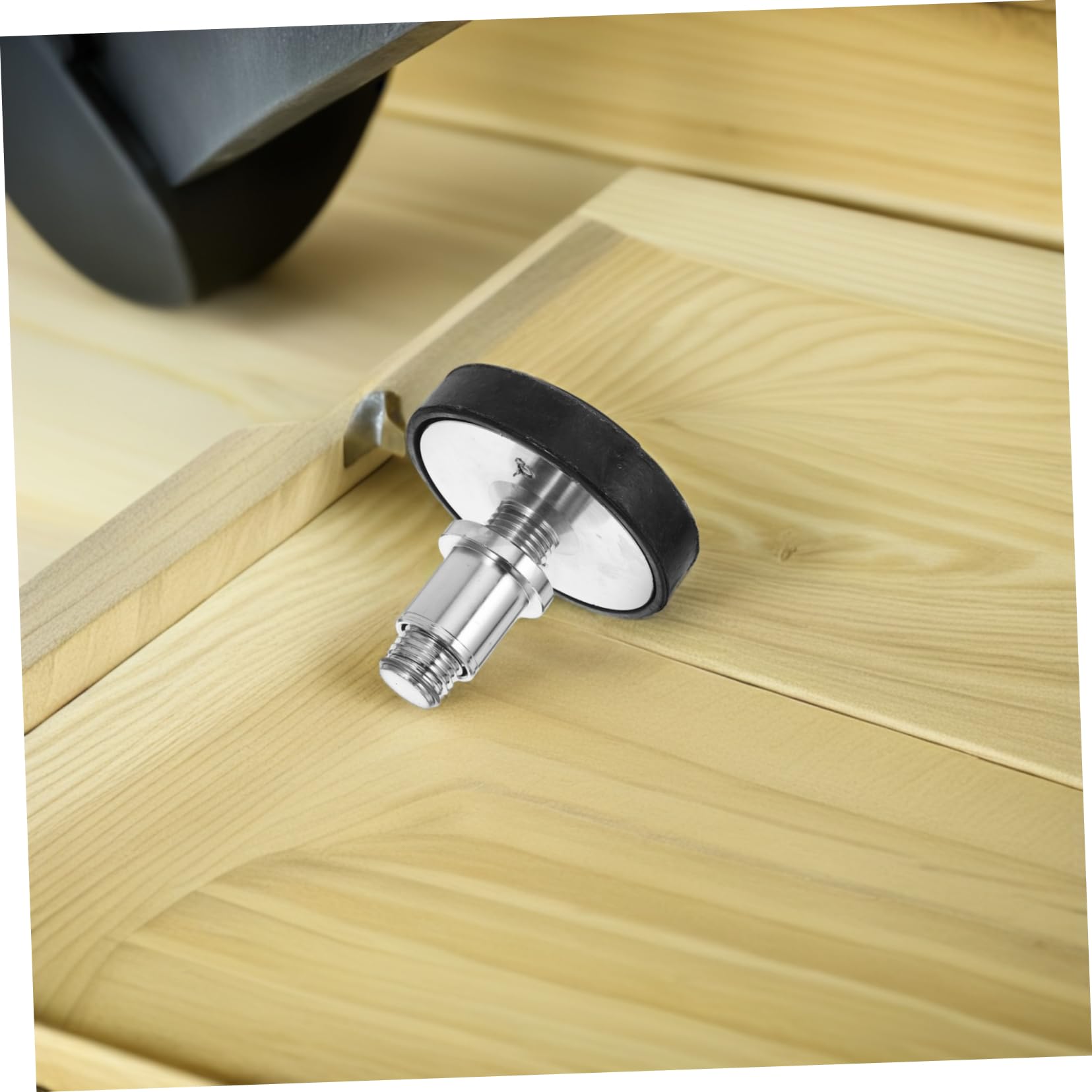 Zerodeko Universelle Runde Gummiauflage Wagenheberadapter für Fahrzeughebebühnen Rutschfest Robustes Gummi Metall Material Einfache Montage Kompatibel mit Autoliften in Garage
