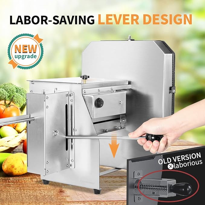 Cortadora de verduras eléctrica Newhai de acero inoxidable miniatura 2