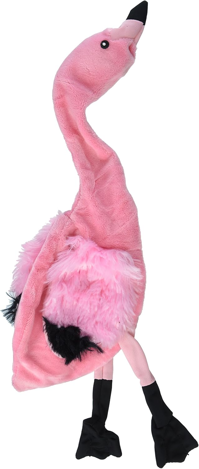 dog toy flamingo