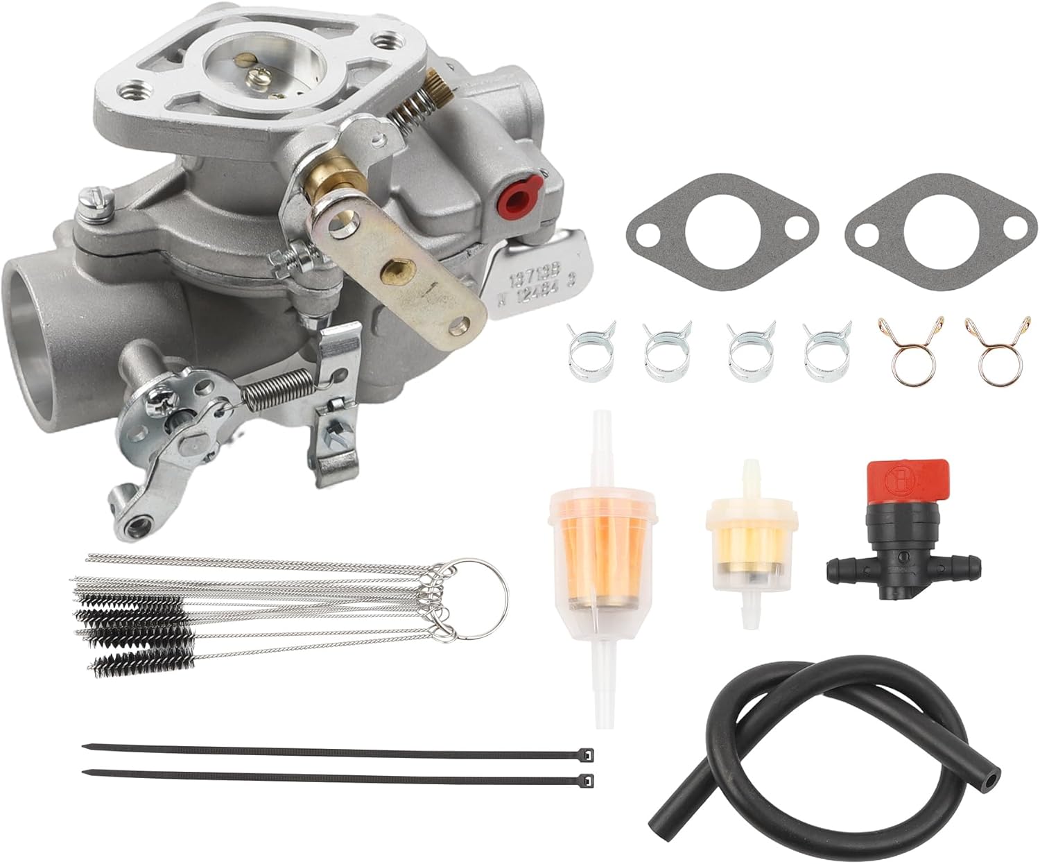 13713B Carburetor Carb Kit Compatible with Lincoln Welder Sa-200 Sa-250 Gas Powered Welders F162/F163 Continental engines Replace 13713