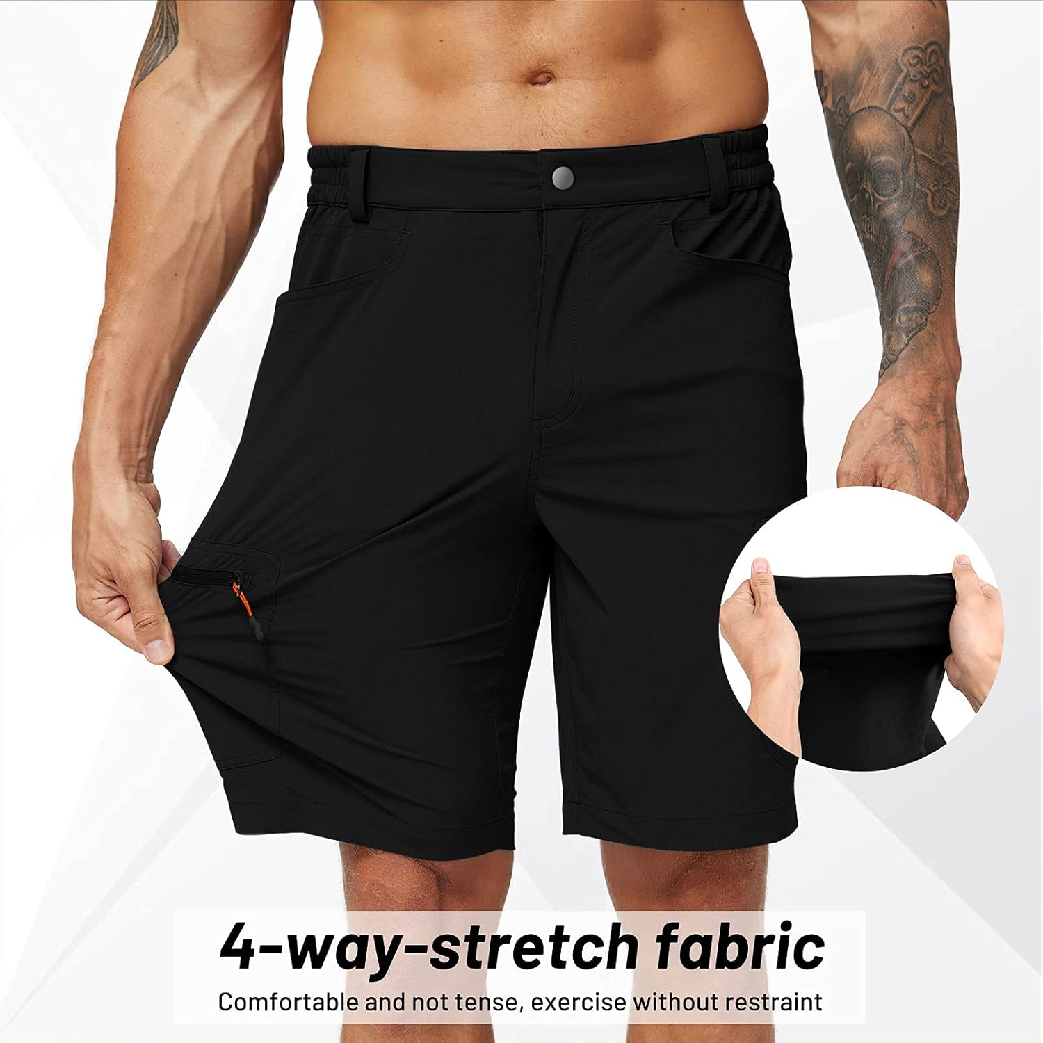 cimkiz Men's Outdoor Quick Dry Golf Shorts for Men Casual Hiking Fishing Shorts for Men Quick Dry : Sports & Outdoors