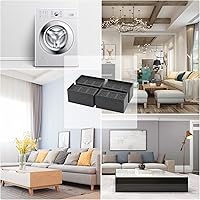 Vista 7 de Elevadores de cama de 3 o 5 pulgadas, paquete de 8 elevadores de gran tamaño extra grandes de 6.5 x 3.5 pulgadas, elevadores de sofá resistentes