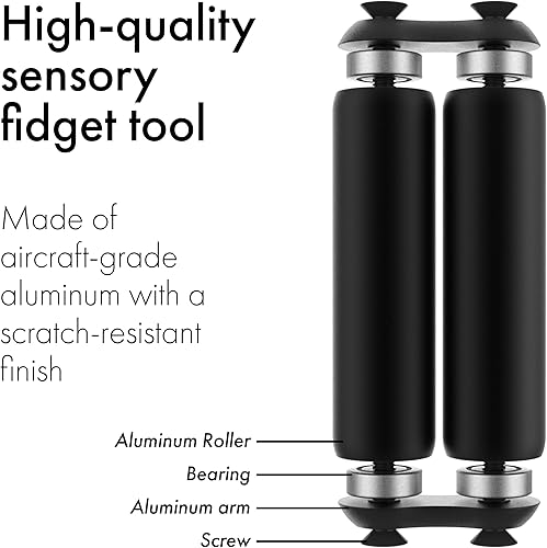 Miniatura 5 de ONO - Juguete para ansiedad, de mano, adultos, ayuda a aliviar el estrés, la ansiedad, la tensión, promueve concentración y claridad, diseño