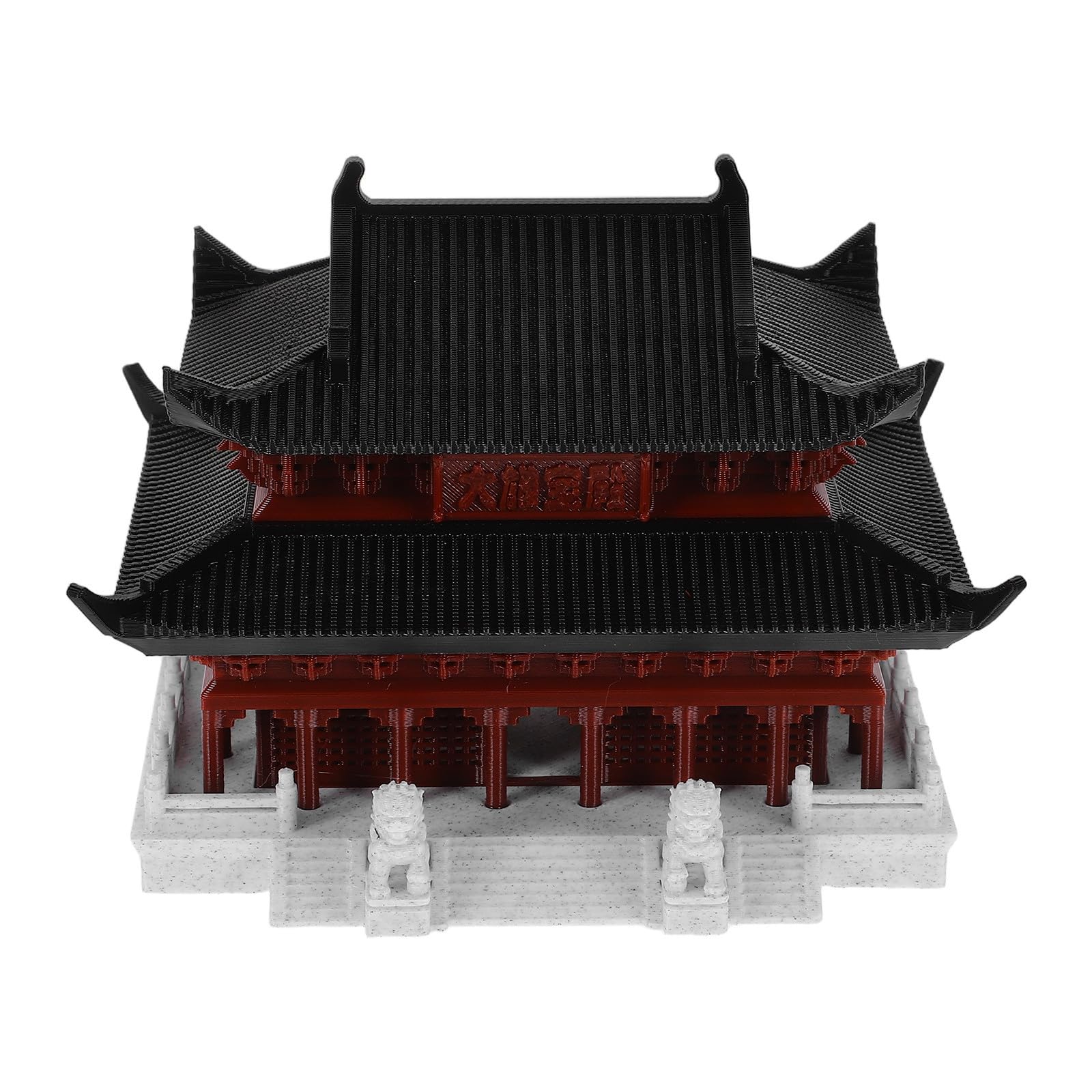 Edificio antiguo de plástico para bonsái y paisajismo miniatura acuático
