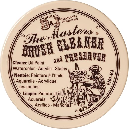 General Pencil Company The Masters Brush Cleaner & Preserver 2.5 0z.