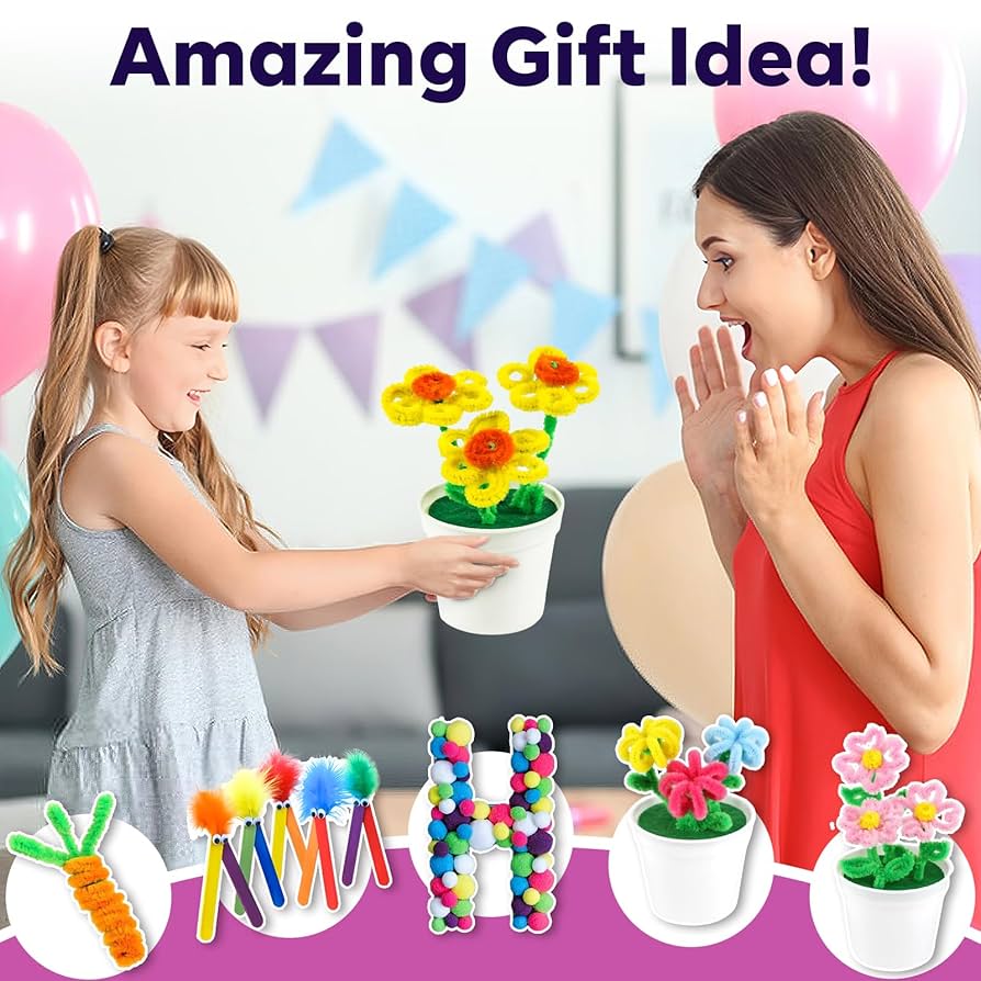 Amazon.com: FUNZBO Arts and Crafts Supplies for Kids - Craft