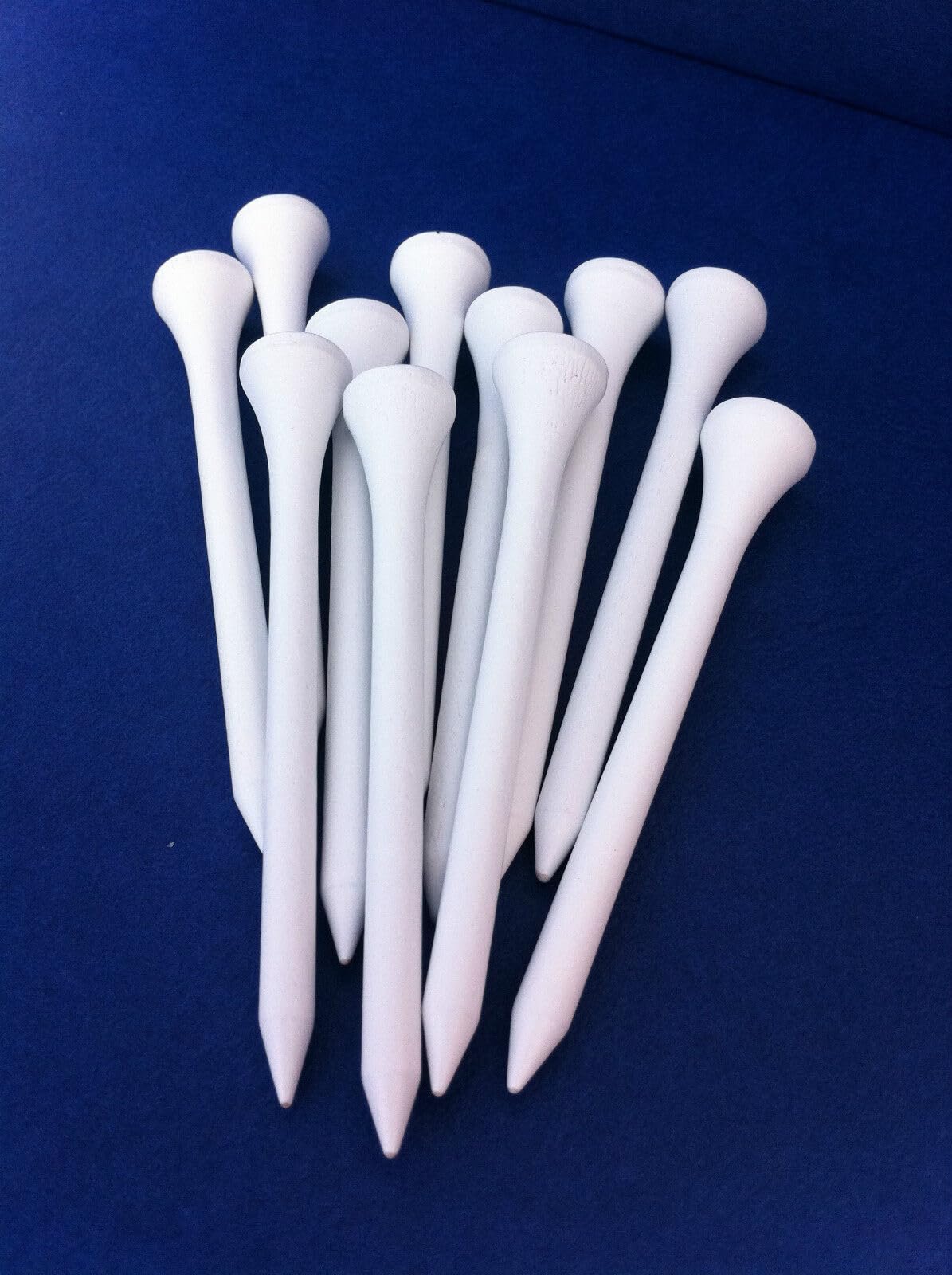JL Golf white wooden tees. Choose quantity and length 54mm, 69 / 70mm or 82 / 83mm (69/70mm x 500)