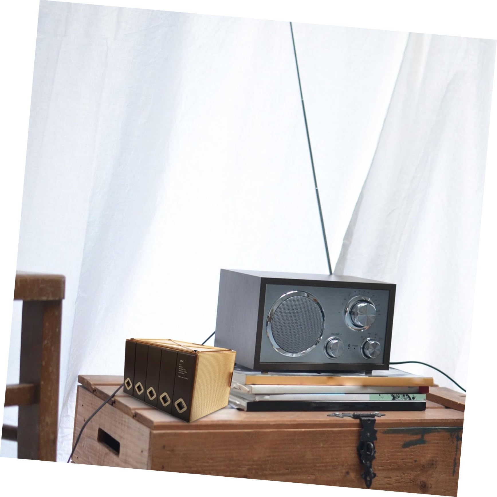 Cabilock Custodia del CD Dvd Scatole di Immagazzinaggio Titolari Librerie CD Disco Rigido Portatile Scaffale Libreria CD Borsa Porta Dvd Flight Case Album CD Organizer Case