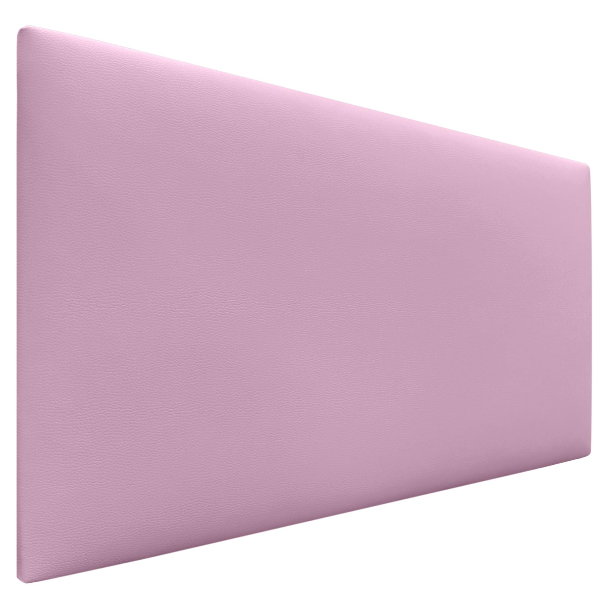 DHOME Cabecero de Polipiel o Tela AQUALINE Liso cabeceros Cabezal tapizado Cama Lujo (Polipiel Rosa, 90cm (Camas 70/80/90))