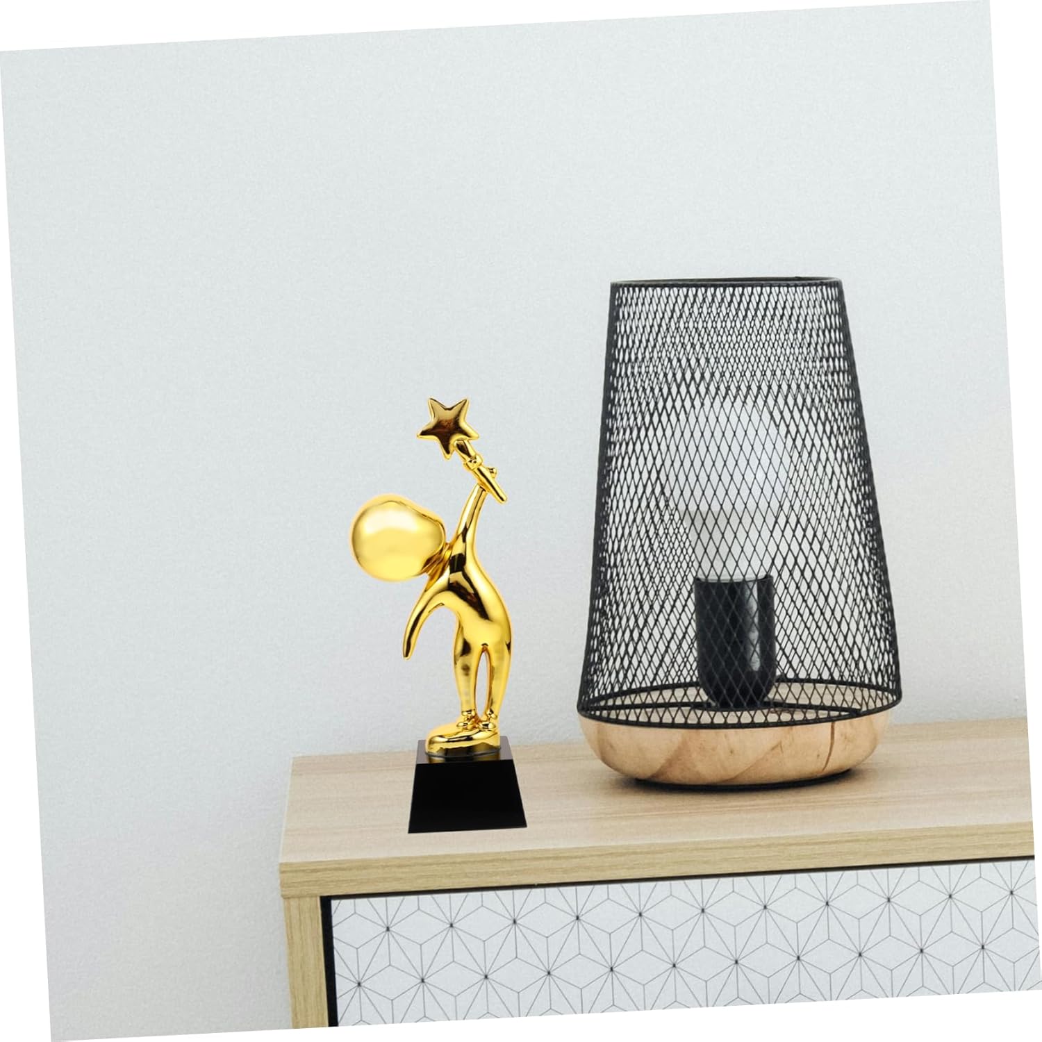 Dancing Style Trophy Resin Award for Students Creative Design for Dance Parties Kindergarten Competitions and Ceremony Decorations Bright Trophy Decor