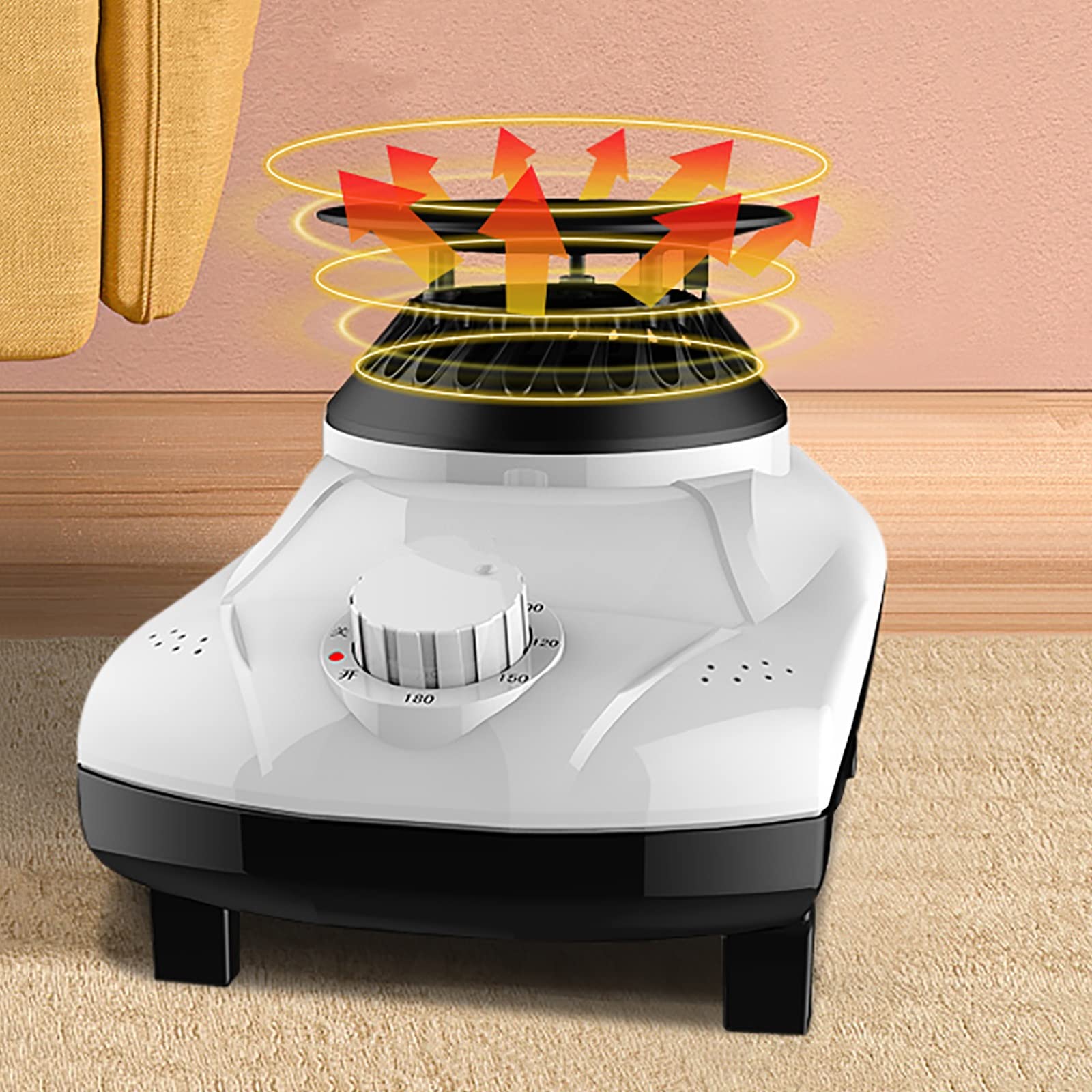 Secadora de Ropa Portátil Secadora de Ropa Eléctrica Bajo Ruido - Control Mecánico/Control Remoto - 1000W (Size : A)
