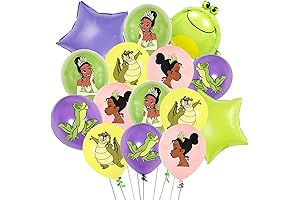 Princess Tiana Birthday Party Balloon Decorations