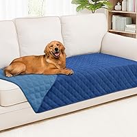 Vista 44 de Smiry Funda Impermeable para Cama de Perro Manta para Mascotas, Manta Suave y Lavable para Perros para Muebles Cama Sofá Sillón Reversible, a