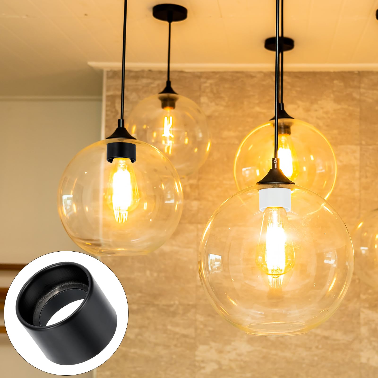 PATIKIL Light Socket Shade Ring - Image 4