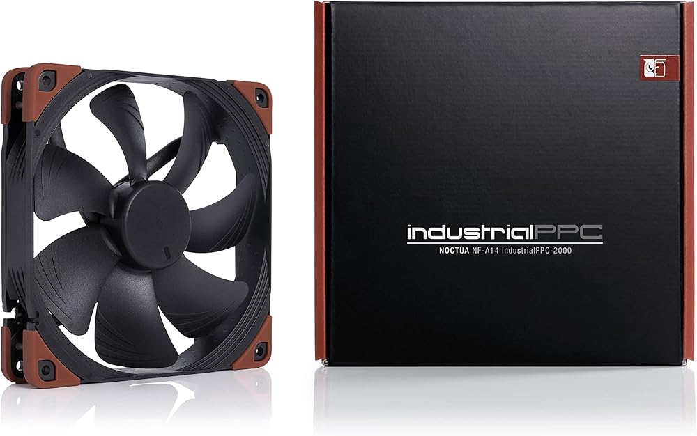 Noctua NF-A14 iPPC-2000, Heavy Duty Cooling Fan, 3-Pin, 2000 RPM thumbnail 5
