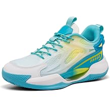 Womens Basketball Shoes Volleyball Sneakers Non Slip Breathable Comfortable Lightweight Fashion with Support Indoor Outdoor for Unisex-Adult