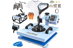 Lya Vinyl 15x15 Heat Press Machine, Professional 7 in 1 Combo Heat...