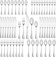 Vista 12 de Juego de 30 piezas de cubiertos de acero inoxidable arcoíris para servicio de 6, juego de cubiertos de acero inoxidable, juego de vajilla de cocina