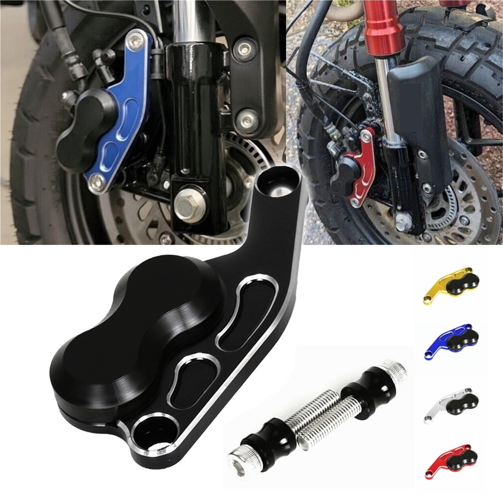 Fit Für Honda Monkey 125 2018-2024 Motorrad Aluminium Front Bremsscheibe Rotor Schutz Abdeckung Schützen Slider(B)