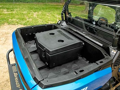 Miniatura 7 de SuperATV Enfriador con aislamiento trasero resistente al agua para Can-Am Commander 1000 2021 | Tapa sellada mantiene el hielo dentro y fuera del