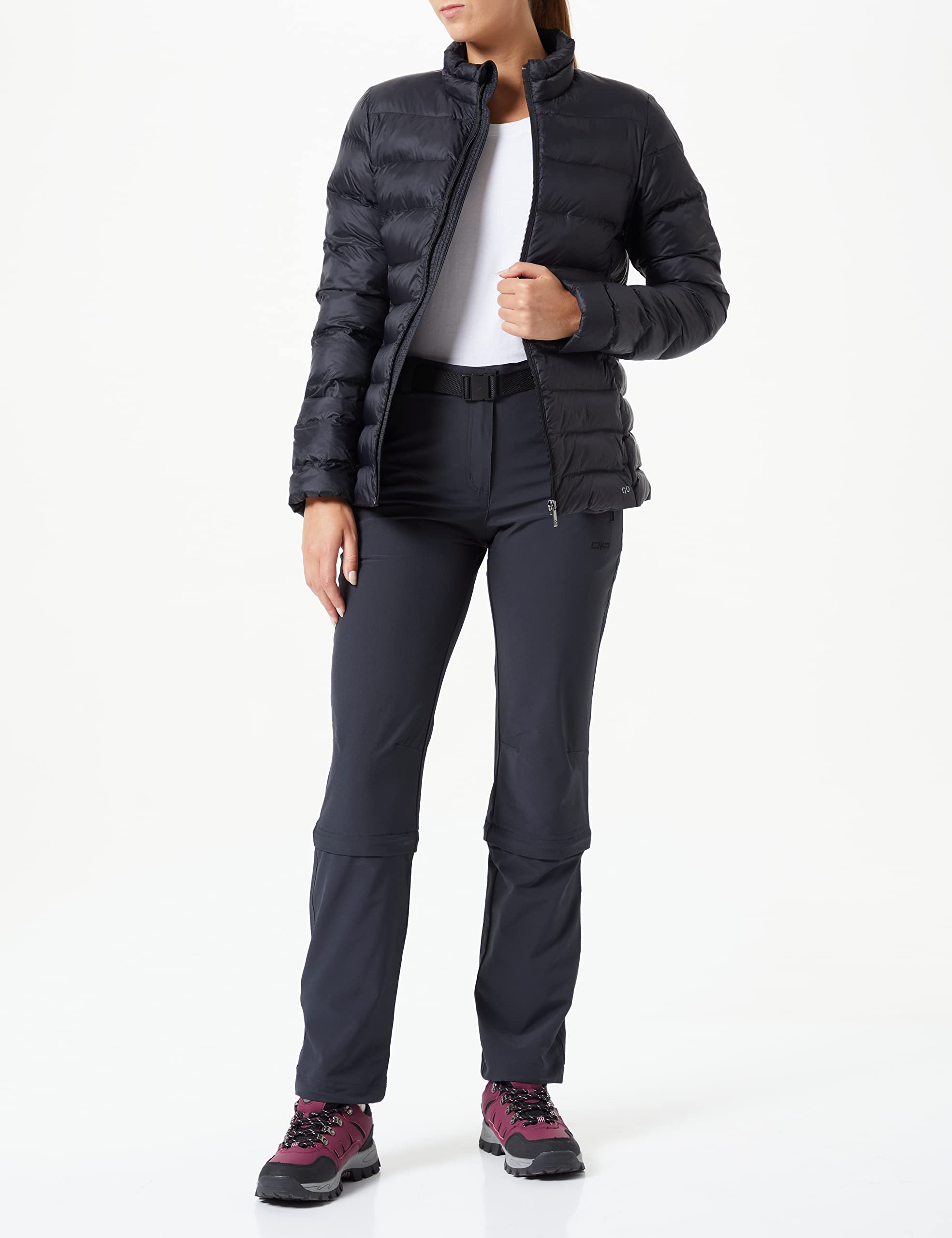 CMP Damen-stretch-zip-off-hose Mit Bequemer Passform - Spodnie Zipp Off Kobiety