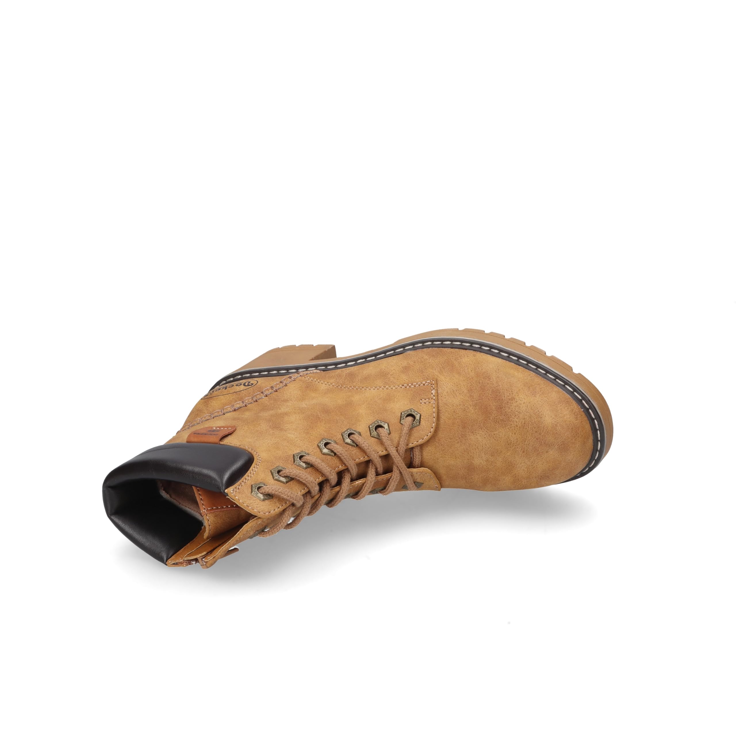 Dockers by Gerli Damen Combat Boots, Frauen Stiefeletten,warm gefüttert