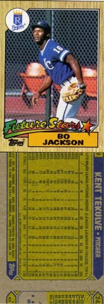 Amazon.com: 1987 Topps Bo Jackson Rookie WRONG BACK ERROR