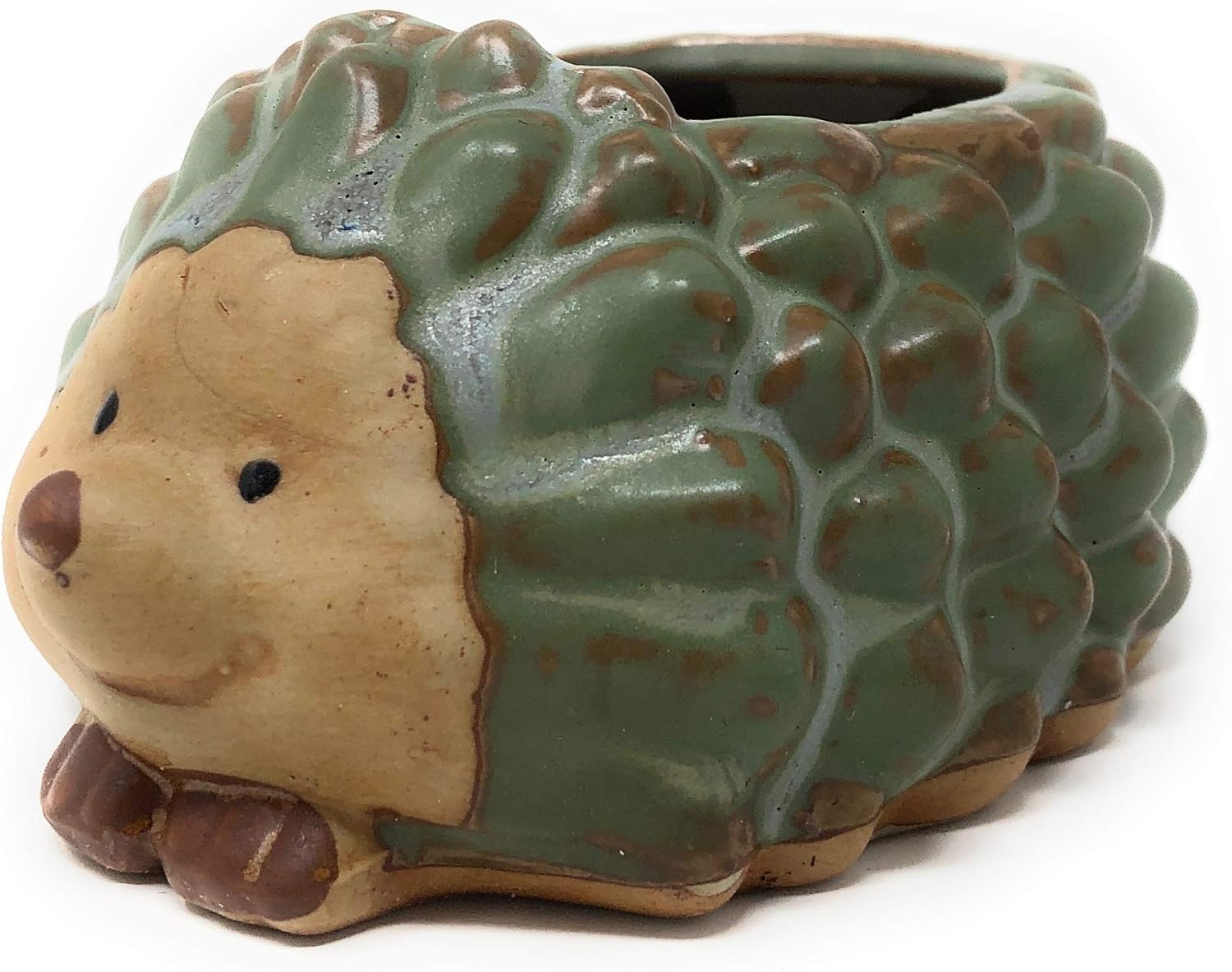 Succulent Pots Cute Planters 3 Pack Animal Planter Turtle Planter Snail Pot Hedgehog Planter with Drainage Hole for 2" Succulent Plant, Turtle Gifts, Funny Plant Pots