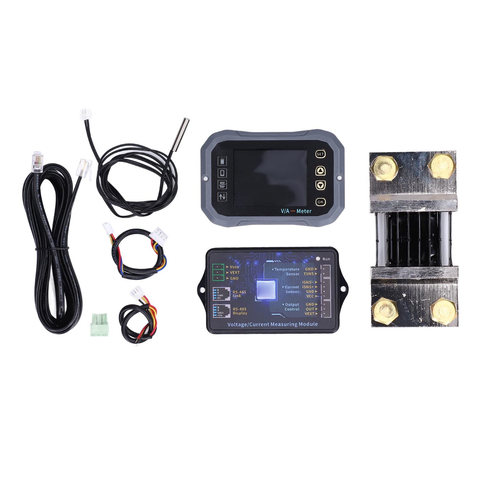 Coulometro digitale per batterie al litio e tester misuratore di potenza corrente e tensione - Modello KG160F con comunicazione 485 e monitoraggio dei dati in tempo reale per