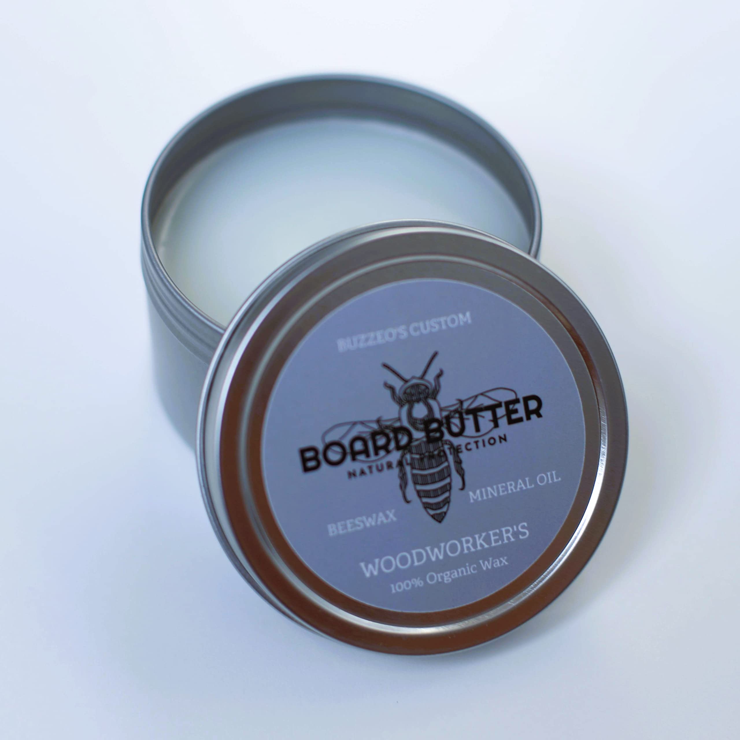 Buy Board Butter 8 oz Wood Wax, FoodSafe, Best Finish, Beeswax, Mineral Oil, 100 Organic